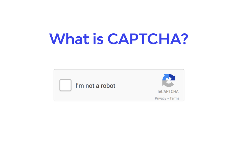 CAPTCHA คืออะไรCAPTCHA คืออะไร